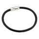 T-Adoro Pulsera Cuero Negro Liso