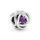 PANDORA CHARM CIRCULO ETERNITY MORADO