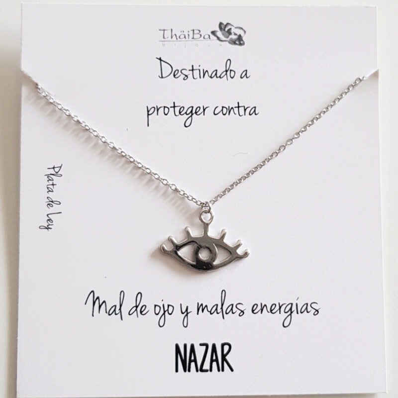 Colla Nazar, símbolo de ojo, destinado a proteger. Lleva o regala uno para protegerte de las miradas negativas.